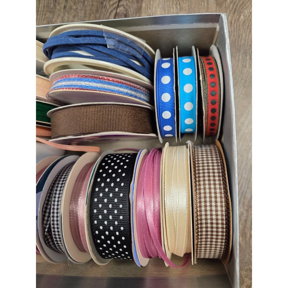 Scrapbook Crafting Border Embellishments Ribbon Ric Rac Mixed Trim Huge Lot - Picture 2 of 4